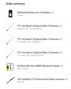 Alan's TIDRADIO order